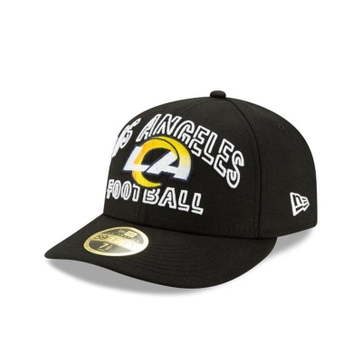 Los Angeles Rams Gorra | New Era NFL Draft Alternate Low Profile 59fifty Fitted Cap Mexico - Negros